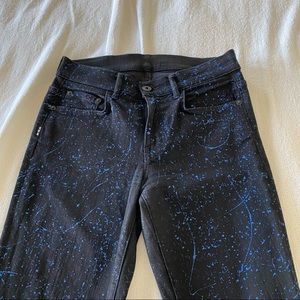 Proenza Schouler Mid-Rise Painted Jeans